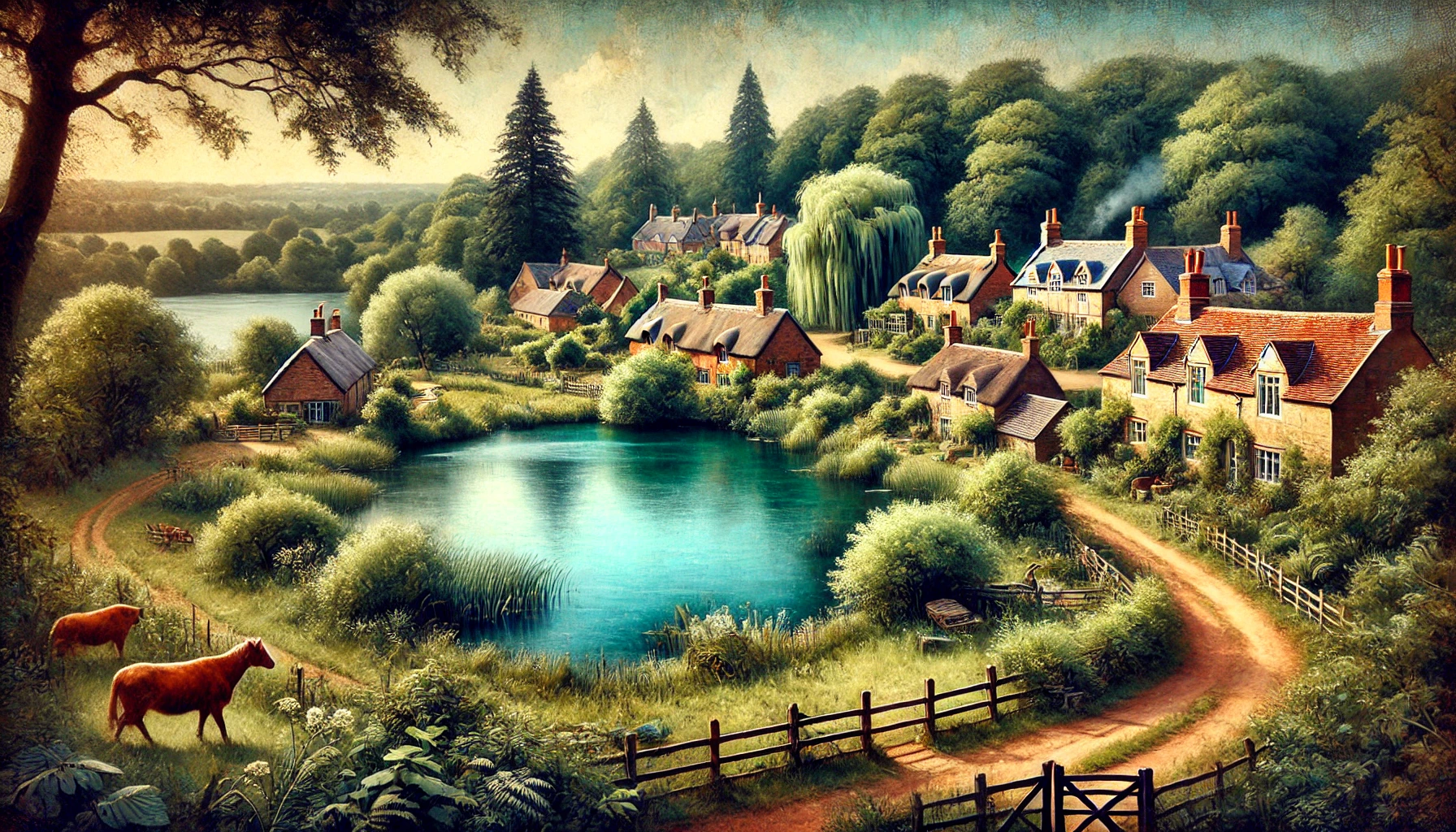 A wide format artistic depiction of Ellingham Har